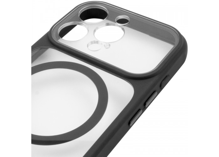 Чохол TPU+PC GETMAN Moon Clear with MagSafe для Apple iPhone 14 Pro Max (6.7
