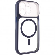 Чохол TPU+PC GETMAN Moon Clear with MagSafe для Apple iPhone 14 Pro Max (6.7")  Blue - 00000084768_2