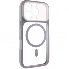 Чохол TPU+PC GETMAN Moon Clear with MagSafe для Apple iPhone 16 Pro Max (6.9")  Grey - 00000084774_4