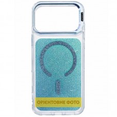 Чохол TPU+PC Jewel Sparkle with MagSafe для Apple iPhone 17 (6.3")  Aqua Blue - 00000084797_1