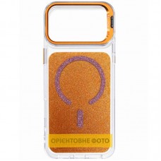 Чохол TPU+PC Jewel Sparkle with MagSafe для Apple iPhone 17 (6.3")  Orange Sparkle - 00000084797_4