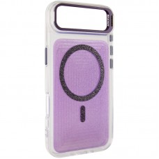 Чохол TPU+PC Jewel Sparkle with MagSafe для Apple iPhone 17 Air (6.5")  Lavender Glitter - 00000084798_3