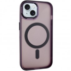 Чохол TPU+PC Lily with MagSafe для Apple iPhone 14 (6.1")  Dark Purple - 00000071766_11