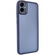 Чохол TPU+PC Lyon Frosted для Samsung Galaxy A07  Navy Blue - 00000080280_3