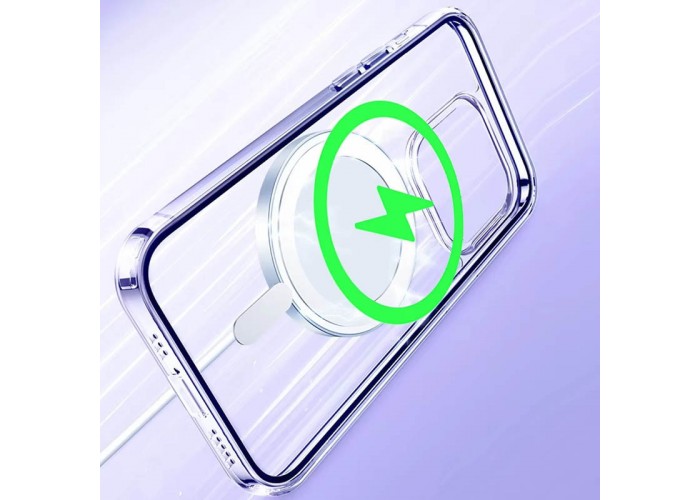Чохол TPU Clear Case with MagSafe для Apple iPhone 13 Pro (6.1