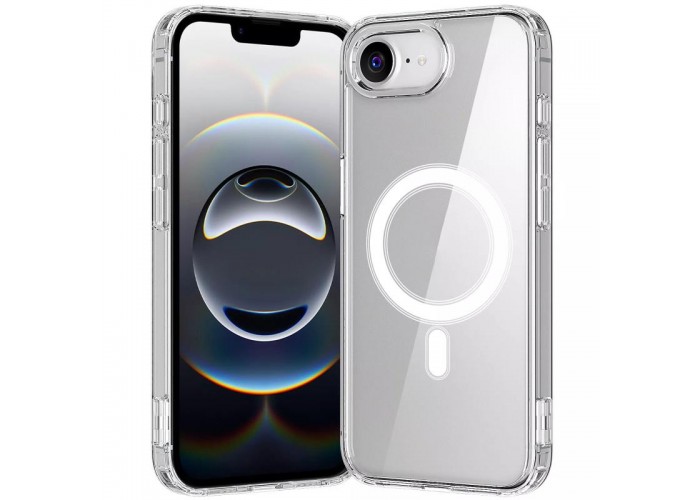 Чохол TPU Clear Case with MagSafe для Apple iPhone 16e (6.1
