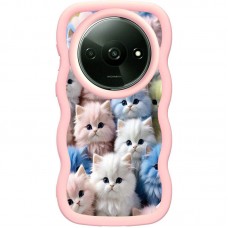 Чохол TPU Cloudy Pictures для Xiaomi Redmi A3 / Poco C61 4G  Kittens - 00000078296_3