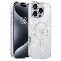 Чохол TPU Eclipse Sparkle (MagFit) для Apple iPhone 16 Pro Max (6.9")  Clear - 00000077646_2