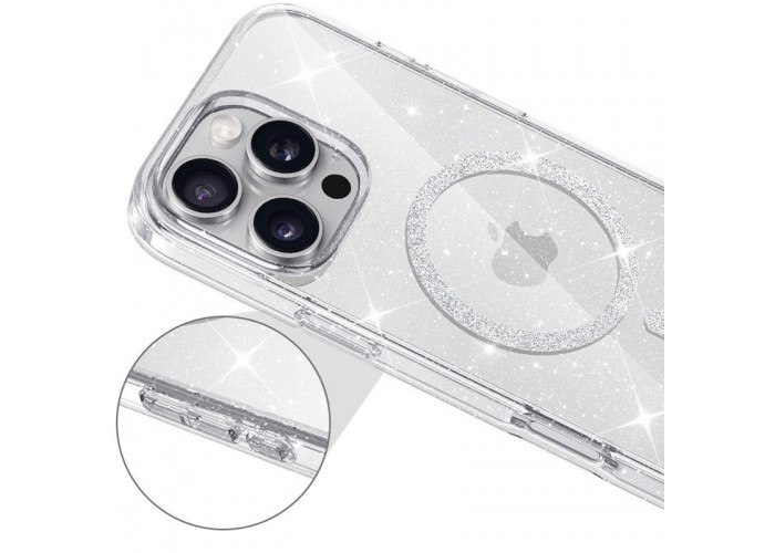 Чохол TPU Eclipse Sparkle (MagFit) для Apple iPhone 16 Pro Max (6.9