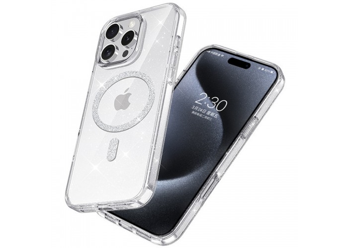 Чохол TPU Eclipse Sparkle (MagFit) для Apple iPhone 16 Pro Max (6.9