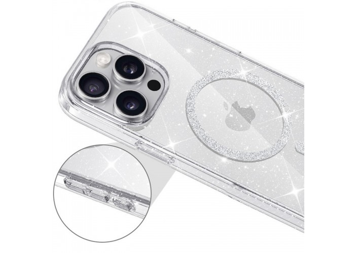 Чохол TPU Eclipse Sparkle (MagFit) для Apple iPhone 15 Pro Max (6.7
