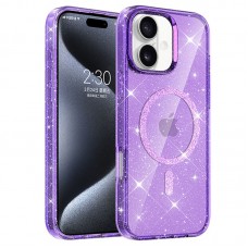 Чохол TPU Eclipse Sparkle (MagFit) для Apple iPhone 16 (6.1")  Purple - 00000077644_4