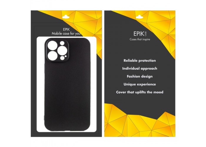 Чохол TPU Epik Black Full Camera для Apple iPhone 14 Pro Max (6.7