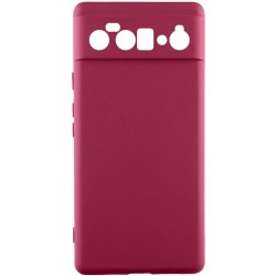 Чохол TPU GETMAN Liquid Silk Full Camera для Google Pixel 6 Pro  Бордовий / Marsala - 00000077913_1