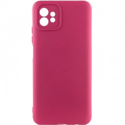 Чохол TPU GETMAN Liquid Silk Full Camera для Motorola Moto G32  Бордовий / Marsala - 00000074057_1