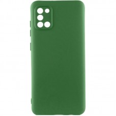 Чохол TPU GETMAN Liquid Silk Full Camera для Samsung Galaxy A31  Зелений / Dark green - 00000073788_3