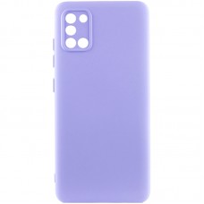 Чохол TPU GETMAN Liquid Silk Full Camera для Samsung Galaxy A31  Бузковий / Light purple - 00000073788_21