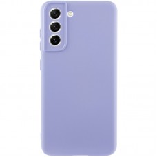Чохол TPU GETMAN Liquid Silk Full Camera для Samsung Galaxy S21  Бузковий / Light purple - 00000074061_20
