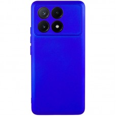 Чохол TPU GETMAN Liquid Silk Full Camera для Xiaomi Poco X6 Pro  Синій / Iris - 00000075779_10