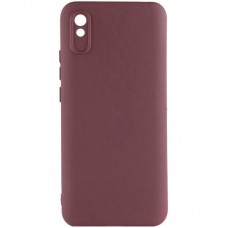 Чохол TPU GETMAN Liquid Silk Full Camera для Xiaomi Redmi 9A  Бордовий / Marsala - 00000075780_1