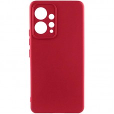 Чохол TPU GETMAN Liquid Silk Full Camera для Xiaomi Redmi Note 12 4G  Червоний / Dark Red - 00000074070_19
