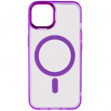 Чохол TPU Iris with MagSafe для Apple iPhone 14 (6.1")  Фіолетовий - 00000064766_9
