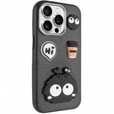 Чохол TPU Leather Toys для Apple iPhone 14 Pro Max (6.7")  Monster / Black - 00000078577_5