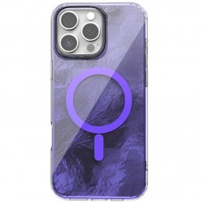 Чохол TPU Shiny Mountain (MagFit) для Apple iPhone 16 Pro Max (6.9")  Purple - 00000077657_6