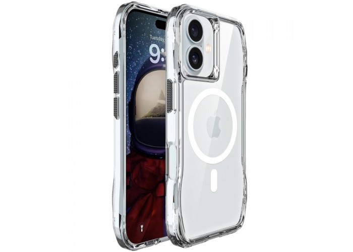 Чохол TPU Space Octagon with MagSafe для Apple iPhone 16 (6.1