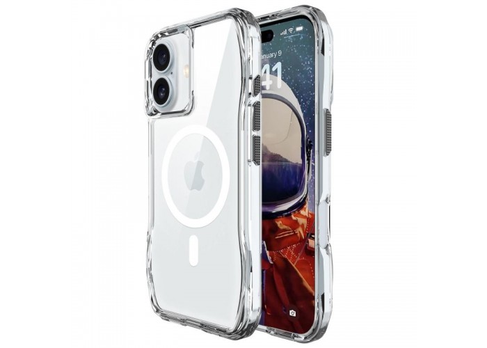 Чохол TPU Space Octagon with MagSafe для Apple iPhone 16 (6.1