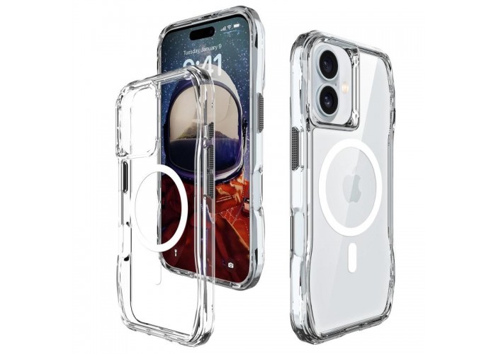 Чохол TPU Space Octagon with MagSafe для Apple iPhone 16 (6.1