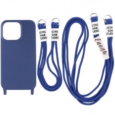 Чохол TPU two straps California для Apple iPhone 11 (6.1")  Темно-синій / Midnight blue - 00000055806_18