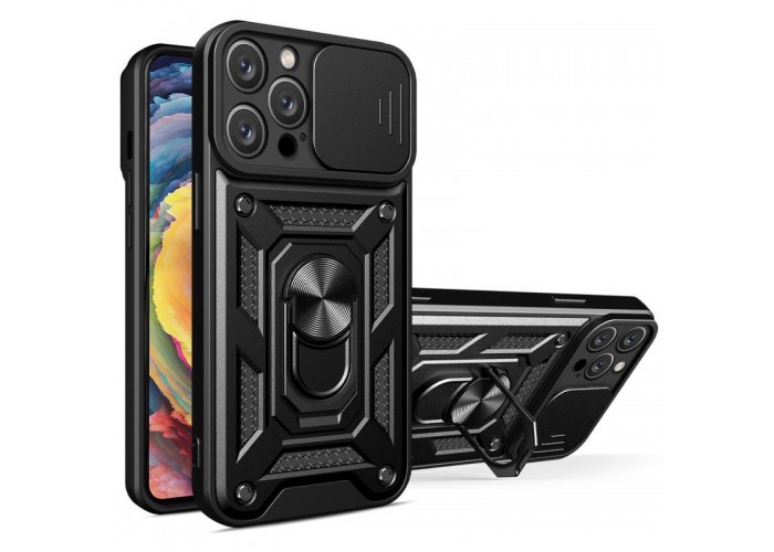 Чохол Ummi Camshield Serge Ring для Apple iPhone 14 Pro Max (6.7
