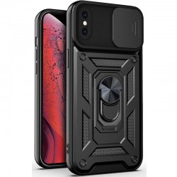 Чохол Ummi Camshield Serge Ring для Apple iPhone XS Max (6.5")  Чорний - 00000080696_7