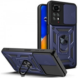 Чохол Ummi Camshield Serge Ring для Xiaomi Redmi Note 11 (Global) / Note 11S  Синій - 00000080730_6