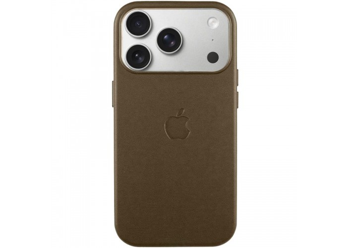 Чохол шкіряний Leather Case (AA) with MagSafe and Animation для Apple iPhone 17 Pro (6.3