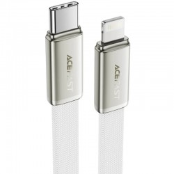 Дата кабель Acefast C24-01 Type-C to Lightning 30W (1.2m)  White - 00000086081_1