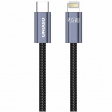 Дата кабель Amaya 61CL Type-C to Lightning 27W (1m)  Gray - 00000087819_1