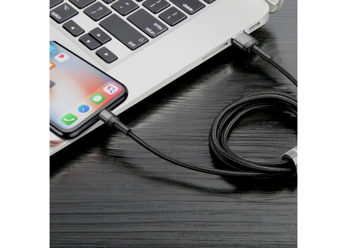 Дата кабель Baseus Cafule Lightning Cable Special Edition 2.4A (1m) (CALKLF-G)