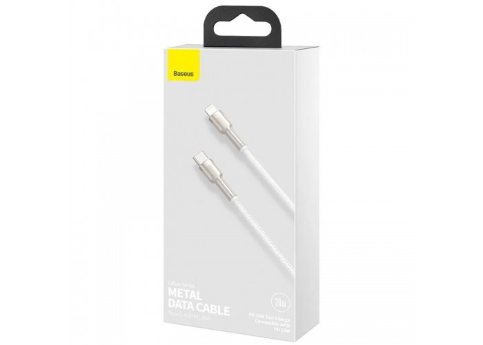 Дата кабель Baseus Cafule Series Metal Type-C to Lightning PD 20W (1m) (CATLJK-A)