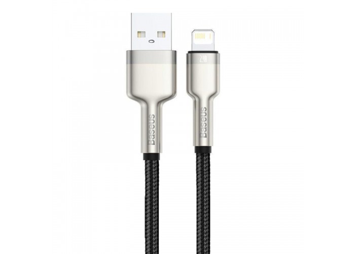 Дата кабель Baseus Cafule Series Metal USB to Lightning 2.4A (0.25m) (CALJK-0)