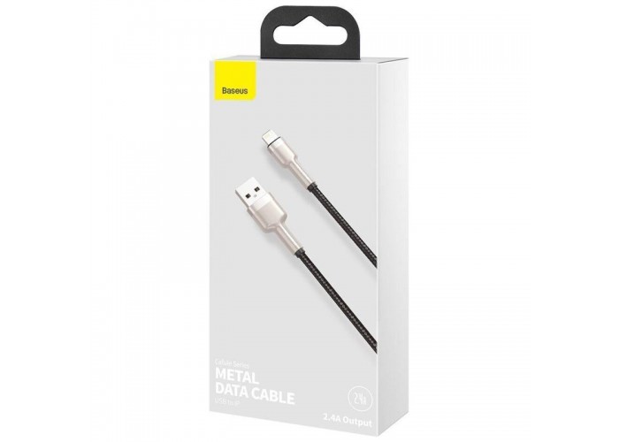Дата кабель Baseus Cafule Series Metal USB to Lightning 2.4A (0.25m) (CALJK-0)