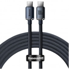 Дата кабель Baseus Crystal Shine Series Type-C to Type-C 100W (2m) (CAJY00070)  Black - 00000063667_1