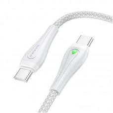 Дата кабель Borofone BX100 Advantage 60W Type-C to Type-C (1m)  Gray - 00000067644_2