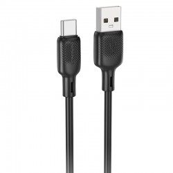 Дата кабель Borofone BX113 Lenny USB to Type-C 3A (1m)  Black - 00000086388_1