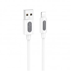 Дата кабель Borofone BX114 Structure USB to Lightning 2.4A (1m)  White - 00000076783_2
