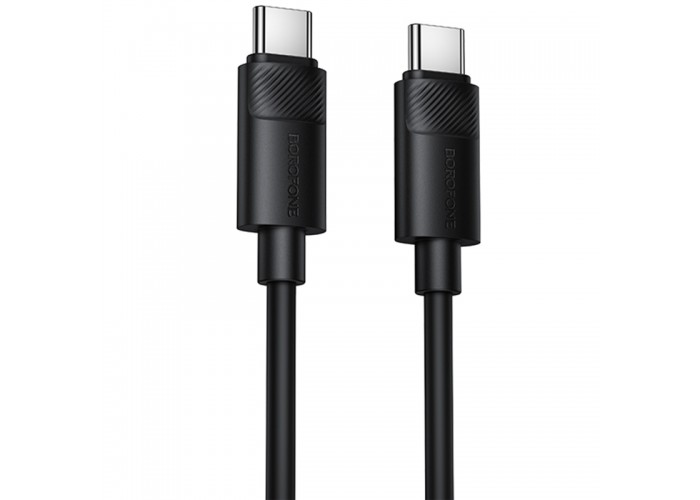 Дата кабель Borofone BX123 Leya Type-C to Type-C 60W (1m)
