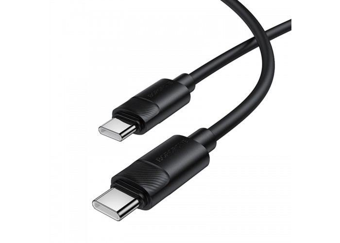 Дата кабель Borofone BX123 Leya Type-C to Type-C 60W (1m)