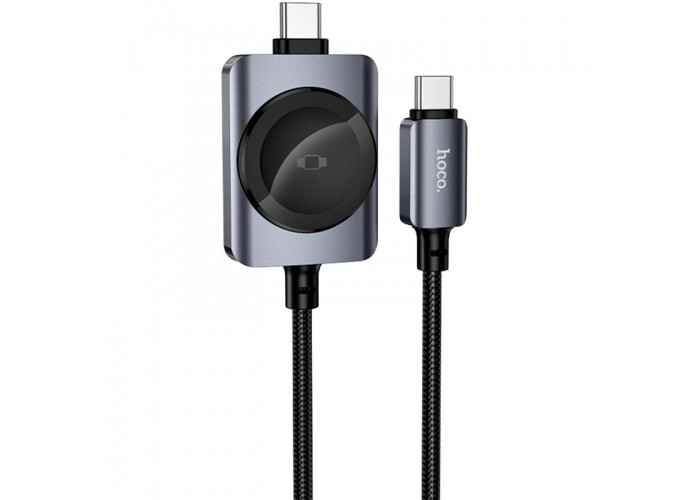 Дата кабель Hoco CW66 2in1 Type-C to iWatch/Type-C PD100W (1.2m)