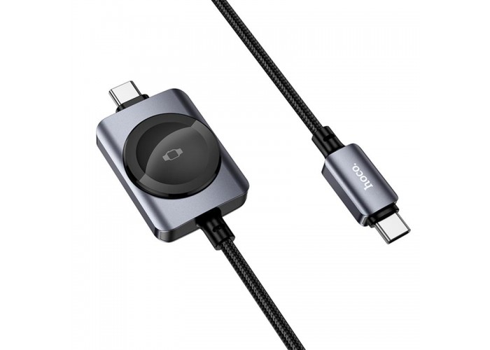 Дата кабель Hoco CW66 2in1 Type-C to iWatch/Type-C PD100W (1.2m)